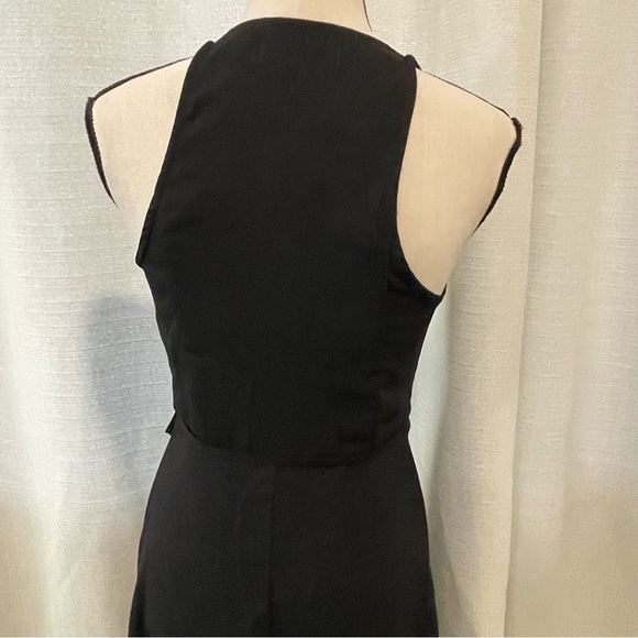 Abercrombie & Fitch Maxi Wrap Dress Women Sleeveless Black Sz XS - Picture 5 of 9